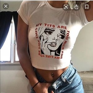 SOLD TO PLATOS Crop Top✨